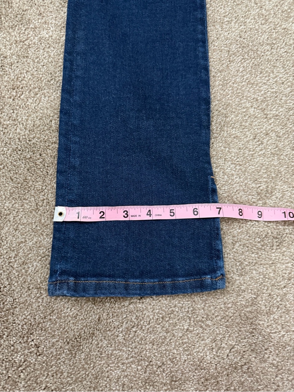 Express Women's Boot Cut Jeans in Dark Blue Denim - Picture 6 of 10